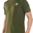 NORTHYARD Men's UPF 50+ Rash Guard T-Shirts Sun Protection UV Quick Dry Short Sleeve Shirts Lightweight Fishing Swim, 2XL