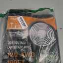 SUNVIE 100FT 12 Gauge Low Voltage Wire 12/2 Low Voltage Landscape Wire, 12 AWG 2 Conductor Electric Wire Direct Burial 12 Gauge Stranded Copper Wire for Landscape Lighting Lamp Wires, ETL Listed