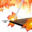 Set of 2 Fall Wall Decor Floating Wall Shelves with Maple Leaf Light String Thanksgiving Fall Leaf Garland Lights Hanging Shelf for Autumn Thanksgiving Home Living Room Bedroom Decoration