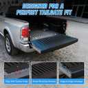 Nilight Tailgate Mat for Toyota Tacoma 2005-2023 2nd 3rd Gen All Weather TPE Anti-Slip Custom Fit Truck Tailgate Protector Cover Liner