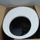 IRIS USA Large Top Entry Cat Litter Box with Lid Enclosed Covered Design Litter Catching Scatter Shield Pan Dog Proof Pet Proof Scoop Included Odor Control for Indoor Cats Kittens, Dark Gray/White