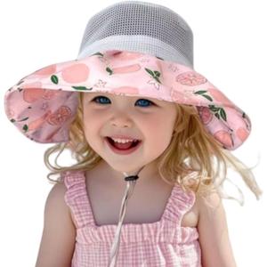 Kids Beach Hat Thin mesh Hats kids'fisherman Summer Sun Hats for Kids(5-10 Years)