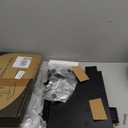 Universal TV Stand - Table Top TV Stand for 27-60 inch LCD LED TVs - 6 Level Height Adjustable TV Base Stand with Tempered Glass Base & Wire Management, VESA 400x400mm