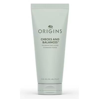 Origins Checks and Balances Polishing Face Scrub | Gently Exfoliates to Smooth Skin & Visibly Minimize Pores | With Bamboo, 2.5 Fl Oz