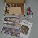 Book Nooks for Adults, DIY Miniature Dollhouse Book Nook Kit, Model Kits Craft Kits for Adults, 3D Wooden Puzzle Book Nook Craft Bookshelf Decor, Adult Craft Kits Gift with Led Light