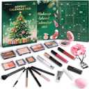 Makeup Advent Calendar 2025, 24 Days Christmas Beauty Countdown Calendar Makeup Set for Adult Women & Teen Girls, Ideal Xmas Holiday Surprise Gifts for Women