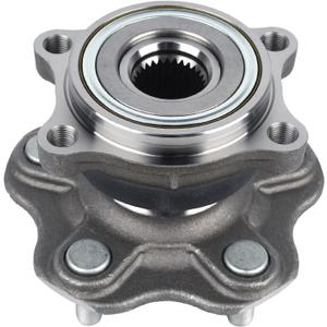 KUSATEC 512346 Rear Wheel Bearing and Hub Assembly Compatible with 2003-2007 Infiniti G35, 2003-2009 Nissan 350Z, 5 Lug Bolts without ABS