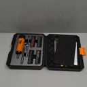 KNINE OUTDOORS Torque Screwdriver Wrench Driver Set 10-70 Inch Pounds lbs for Maintenance with T-bar Handle, 40 Hex Bits, 1/4" Socket, Shaft Extension, For Tools, Bike Repairing and Mounting (Orange)