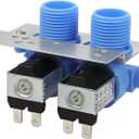 285805 Water Inlet Valve - Compatible with Whirlpool Kenmore May.tag and GE Washers wtw8500dc wtw4955h wtw5100vq2 417.97912702,110.92588210, 41797822700 