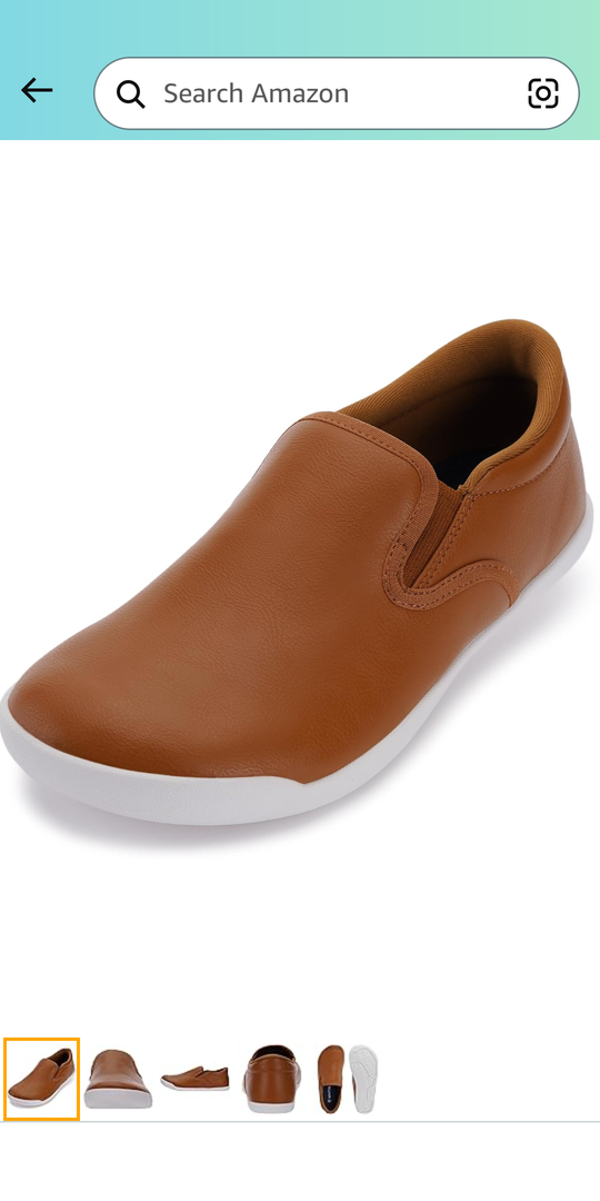 WHITIN Women's Vegan Slip-on Barefoot Shoes Fashion Sneakers | Wide Toe Box | Zero Drop Sole 40
