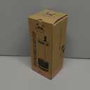 Pandaloo Glass Cups With Lids and Straws -20 Fl Oz- Perfect Size Iced Coffee Cup - Smoothie Cup With Bamboo Lid and On the go Lid (Peach Fuzz, 1 Count (Pack of 1)