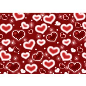 LYCGS 8x8ft Red Heart Backdrop 90s Backdrops for Photoshoot Valentines Decor Banner Birthday Props X-91