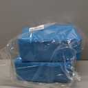 Fitvids Set of 2 High Density Yoga Blocks, 9"x6"x4" Each, Pair, Multiple Colors (Blue)