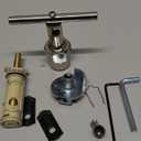 1222/1222B Cartridge Pressure Balancing with 104421 Removal Tool & 116653 Handle Metal Adapter Replacement,Compatible with Moen Posi Temp Single Handle Tub/Shower Faucets Plumbing Repair Kit,Brass