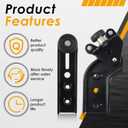 924-144 924-143 Durable Upper Lower Sliding Door Roller Bracket Right Side for 1996-2020 Chevy Express 2500 GMC