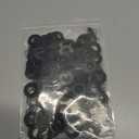 QISHENG 100 PCS Black 3/8"-16(ID10.25MM OD20.5MM) Stainless Steel SAE Flat Washer,Stainless Steel 18-8 A2(304) Washer,Home Washer