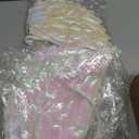 12 Pcs Angel Costume Accessory Sequin Angel Wings and Headband Set for Christmas Cosplay Party Dance Performances (White)