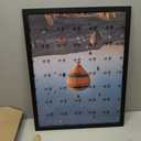 17x22 Picture Frame Black for Wall Mounting, Horizontal and Vertical Formats for Wall Hanging, Wood 17x22 Frame, Black, 1 Pack