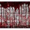 Yeele 9x6ft Bloody Backdrop Grey Bricks Photography Background Vinyl Scary Masquerade Party Photo Backdrop Curtain Halloween Wallpaper Portrait Shoot Studio Props