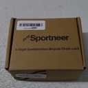 Sportneer Bike Lock: 5 Digit Combination High Security Anti Theft Bike Chain Lock - 4ft Heavy Duty Keyless Bicycle Lock for Bike, Motorcycle, Scooter, Door & Gate - 6mm Thick, Easy to Use (Black)