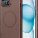 ESR for iPhone 15 Case with MagSafe, Supports Magnetic Charging, Slim Liquid Silicone Case, Shock Absorbing, Screen and Camera Protection, Cloud Series, Brown