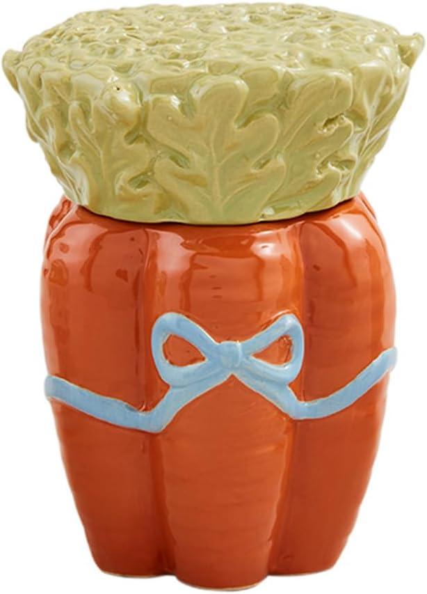 Mud Pie Carrot Easter Canister; Approx 6" x 3 3/4"