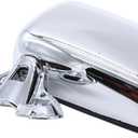 A Pair of Door Mirrors Chrome Manual Side View Mirrors Set For 87-88 Toyota Pickup Truck 4 Runner