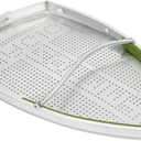 Iron Rest Pad Plate for Ironing Board and Mat, Metal Shoe Cover, 12.7 x 22cm