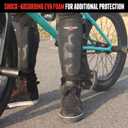 Triple Eight Exoskin Shin and Whip Guard Pads Protective Shin Guards for BMX and Mountain Biking, Small