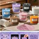 14oz Pearled Candles with Wicks,Wax Granules for Wedding, Christmas Decorations, Halloween & Thanksgiving - Candles Sand for DIY Enthusiasts & Home Decorators (Mix)