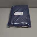 OLANLY Indoor Door Mat, 36x24, Dirt Resistant and Absorbent, Sturdy Non-Slip Rubber Backing, Easy to Clean, Washable Low-Profile Doormat for Entryway, Navy