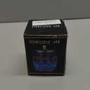 DISINFECTING STERILIZER JAR (Small Size) WITH METAL LID FOR TOOLS, MANICURE, SPA IMPLEMENTS, AND SCISSORS (Sterilizer Jar, Clear) (4.18x3.2 Inch (Pack of 1))