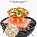 VEVOR Pizza Stone, 20 x 14 x 0.6 in Rectangular Cordierite Pizza Stone, 1450 Heat-Resistant Cook Stone, Extra Large Baking-Stone with Metal Peel, Scraper, for Kitchen Bake Oven, BBQ Grill