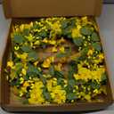 J'FLORU Artificial Spring Wreath 22 Inch Summer Wreaths for Front Door Yellow Daisy Wreath for Indoor Outdoor Home Decor and Easter Celebration