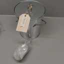 Twine Insulated Ice Bucket With Lid & Scooper for Parties - Galvanized Metal Bucket Cooler & Drink Tub Holds 1 Gallon