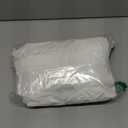 Royale Linens 100% Organic Cotton Fitted Sheet - Percale Weave - Super Soft Deep Pocket Bottom Sheets - White Elastic Sheet Twin Size - Twin Fitted Sheets Only - (39"x75"+15", White)