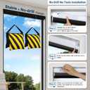 Smart Motorized Blinds with Remote, Cordless No-Drill Automatic Roller Shades, Blackout Electric Blind for Windows, Black, 33.5 x 72