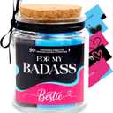 2 x Birthday Gifts for Women  Best Friend Affirmation Jar with Inspirational Notes  Thoughtful Self-Care Message Jar, Sentimental Friendship Gift for Her, Ready to Gift