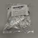 QCAA Solid Brass Dutch Door Bolt, 4", Brushed Satin Nickel, 1 Pack, Made in Taiwan