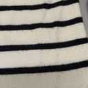 ETCYY NEW Womens 2 Piece Outfits Sweater Lounge Set Casual V Neck Knit Pajama Set Long Sleeve Top Wide Leg Pants Loungewear (Medium, Stripewhite)