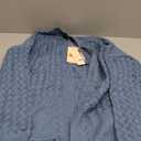 Dokotoo Women's 2024 Fashion Casual Open Front Long Sleeve Chunky Cable Knit Cardigans Sweaters Outerwear Coats with Pockets, Size S