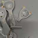 Patelai 5 Pcs Cat Measuring Spoons Set Kitchen Ceramic Counter Cat Ceramic Soup Spoon for Christmas Women Gift(Gray)