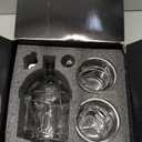 Galaxy Whiskey Decanter Sets with 2 Glasses for Men Dad, Unique Gift for Father, Husband, Boyfriend, Brother, Christmas, Anniversary, Birthday Gift Ideas, Cool Drinking Accessories for Home Bar
