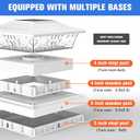 VOLISUN Solar Post Cap Light 4Pack White: RGB Color Changing - Fence Post Lights Solar Outdoor Waterproof for 4x4 x5 x6 WoodenVinyl Post
