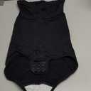 Womens' Waist Trainer Seamless Round Neck Tummy Control Shapewear Bodysuit, Size M