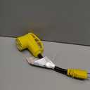 POWGRN NEMA 5-15P to NEMA 14-50R, RV 50 Amp to 110 Adapter 12 inch, Heavy Duty 10/3 Gauge RV Electrical Adapter, STW 10AWG 15A 125V 1875W, Black-Yellow, ETL Listed