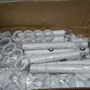 Room Divider Curtain Rod, No Drilling Tension Rod for Room Separation White
