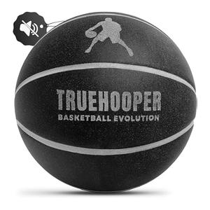 Silent Basketball Size 7 (29.5") Upgrade Dribble Dream Si-Lent Basketball, Foam Basket-Ball No Noise, Quiet Basket-Ball Dribbling Indoor, Training Ball for Indoor Activities, Gift for Youth (Black)