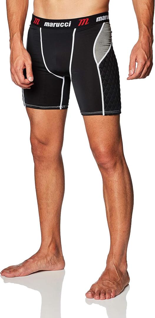 Marucci Adult Elite Padded Slider Shorts, Small, Black