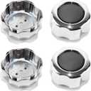 4 Pcs Wheel Center Caps for Nissan Pathfinder 1997-1999 Wheel Rim 131.5mm(5.18in) Chrome Hub Cap Wheel Cover, Replacement 40315-89P15 40315-7Z100